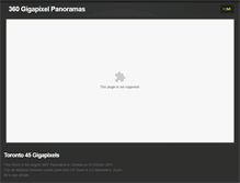 Tablet Screenshot of 360gigapixelpanoramas.com